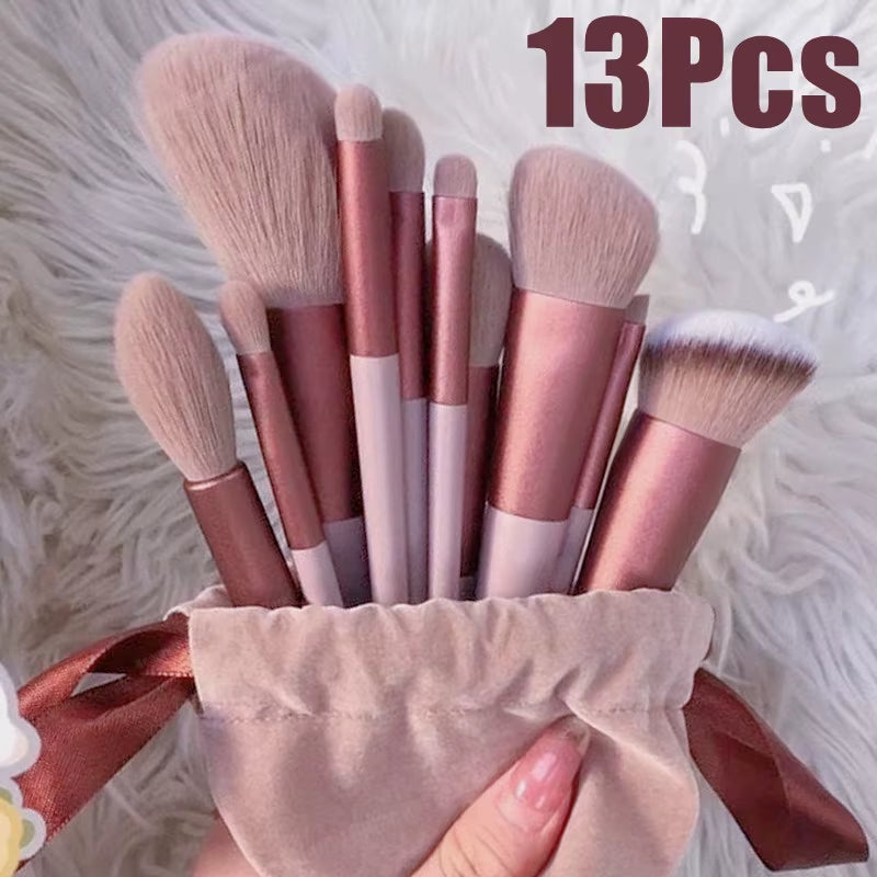 Set 13 Pinceaux Maquillage Visage & Yeux VELYORA — vue 6
